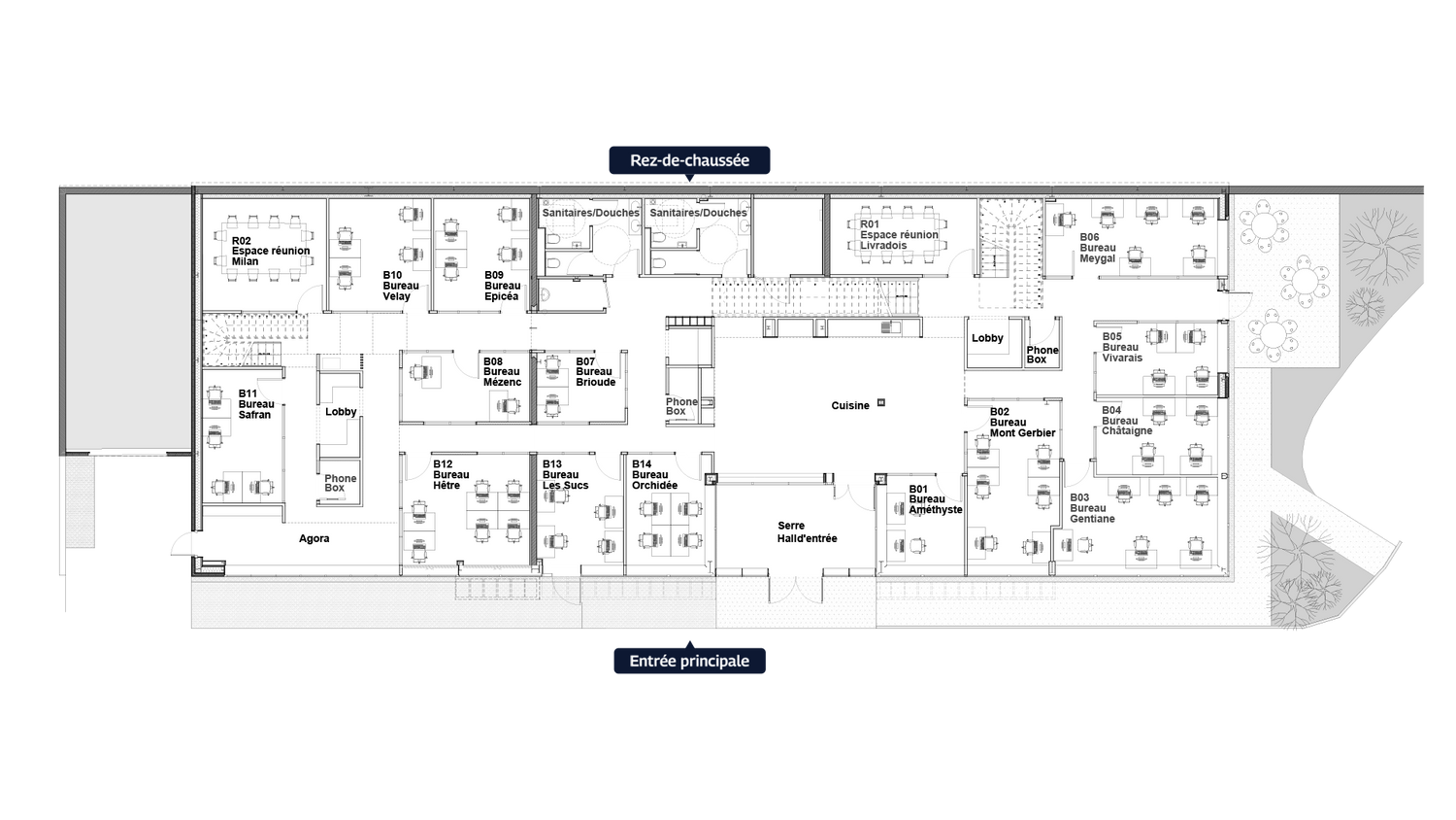 Plan de l'étage du produit